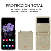Funda Cartera De Lujo Clutch Diary Para Samsung Z Flip 3